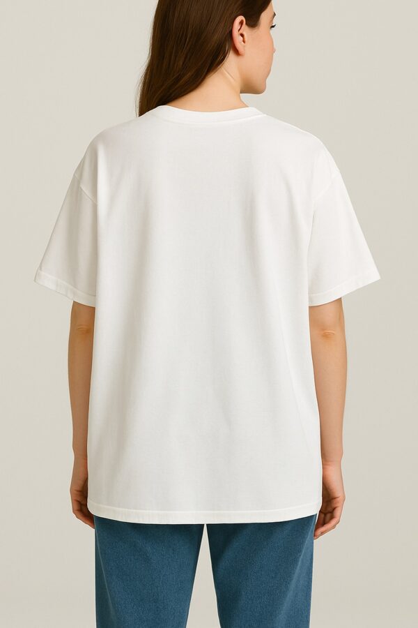 WOMEN IN WHITE – Titli Udaan Oversized Tee - Image 2