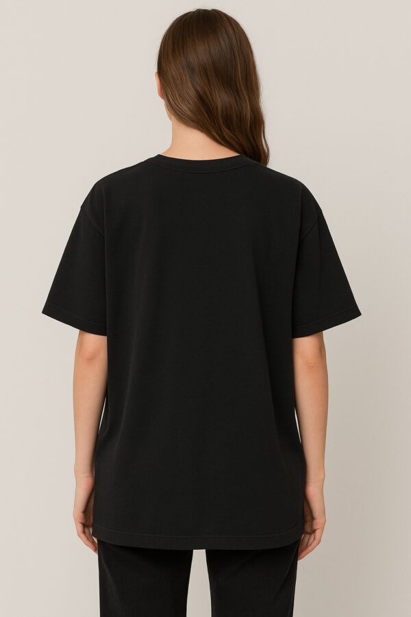 Women's Oversized Black “LOVE” Tee - Image 4