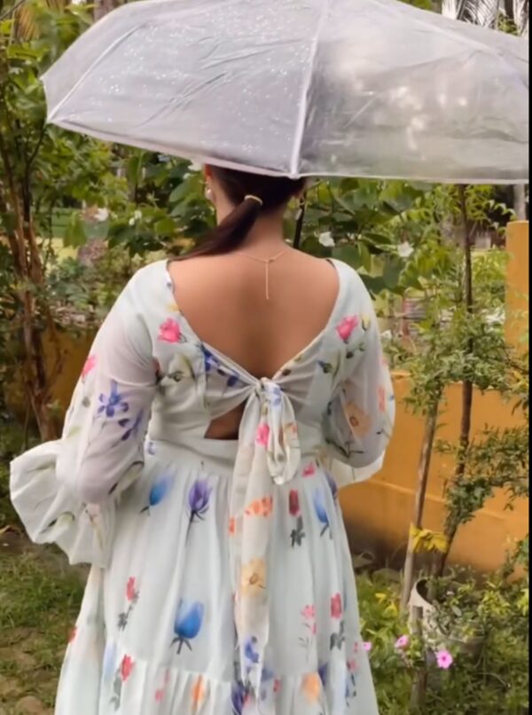 Koohu Long Western Anarkali Gown - Image 5