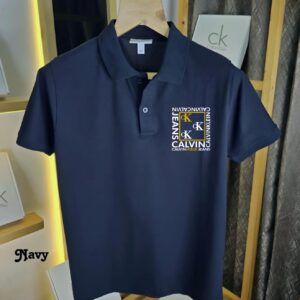 Premium Calvin Klein Collar T-Shirt – 100% Cotton