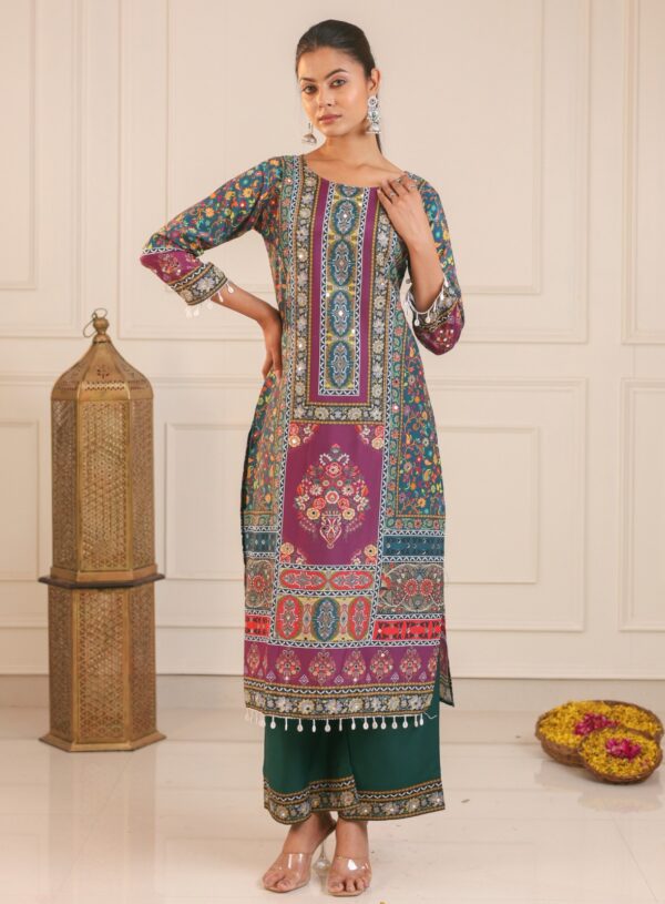 Kaneez Heavy Fancy Pakistani Suit with Dupatta Set - Image 9