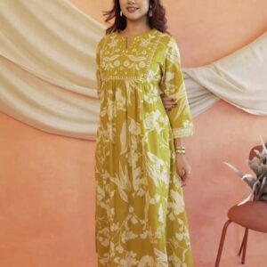Elegant Anarkali Kurta Set with Dupatta