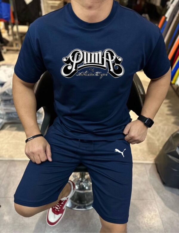 Premium Puma Cotton Tracksuit (T-Shirt + Shorts)
