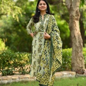 Elegant Printed Suit Set