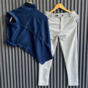 Title:  Men’s Premium Shirt & Trouser Combo | Tommy Cotton Shirt + Zara Lycra Pant
