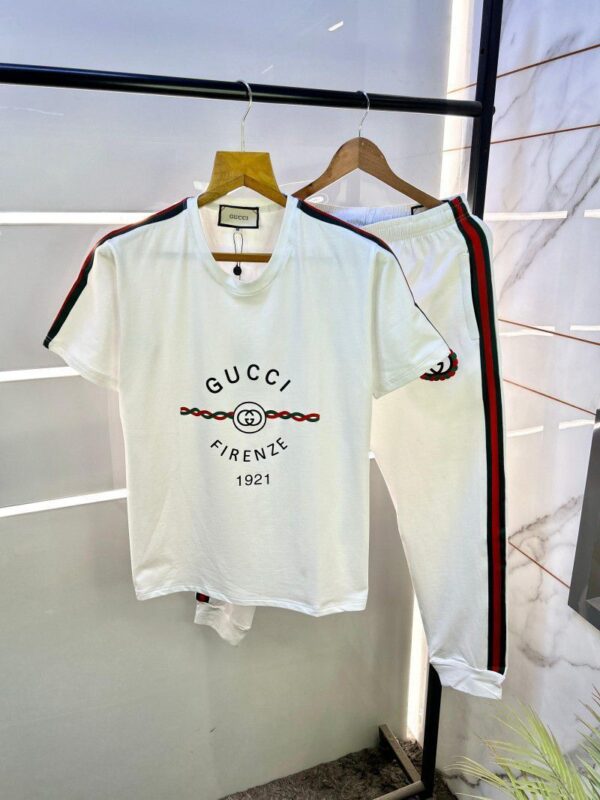 Gucci Premium Cotton Tracksuit – Summer Collection