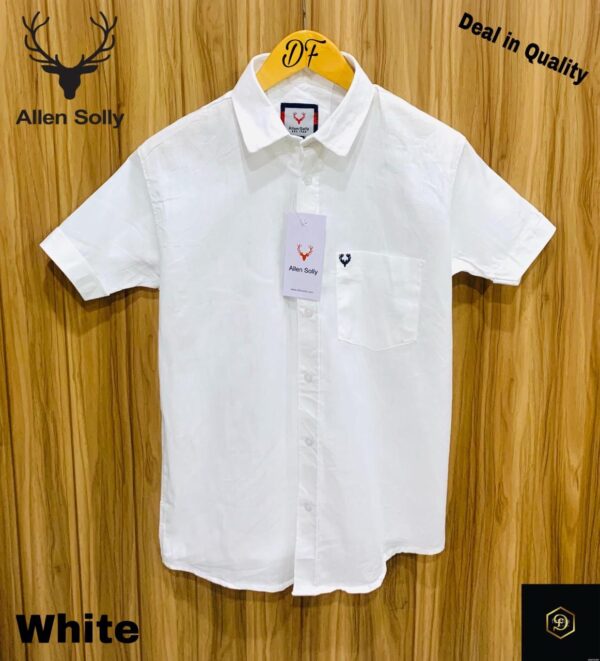 Allen Solly Pure Cotton Half Sleeve Shirt – Multiple Colors, Regular Fit - Image 2