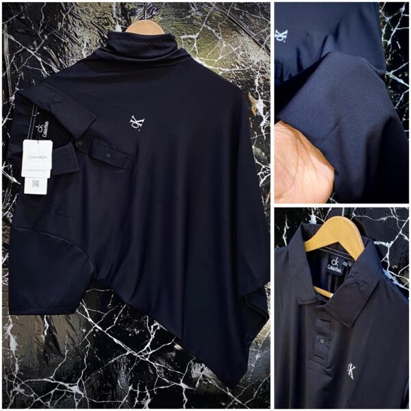 Calvin Klein Premium Cotton Collar T-Shirt – 100% Cotton Sapp Matty, Stretchable - Image 2
