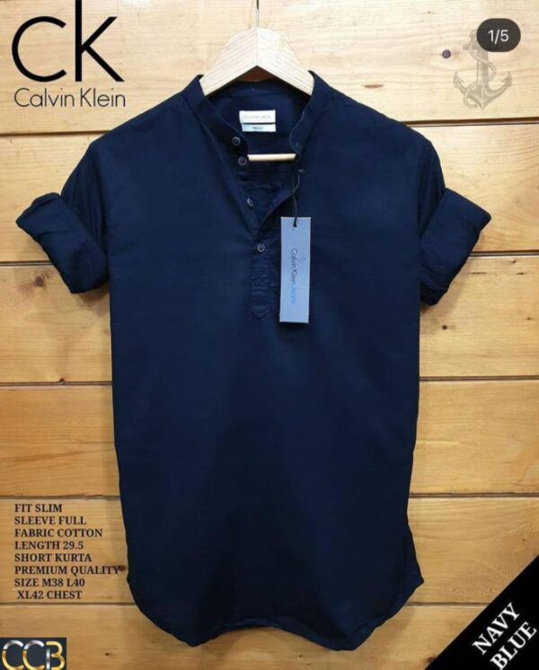 CK Pure Cotton Full Sleeve Kurta – Summer Collection, Multiple Colors - Image 2