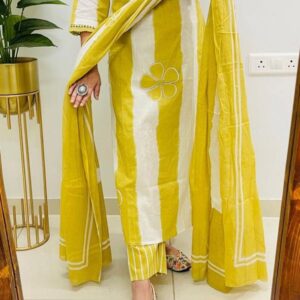New Designer Floral Cotton Suit Set Collection