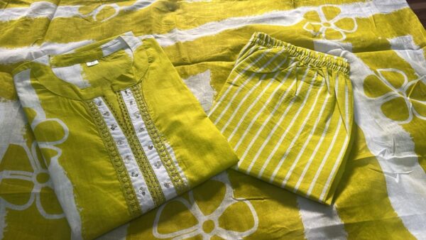 New Designer Floral Cotton Suit Set Collection - Image 3