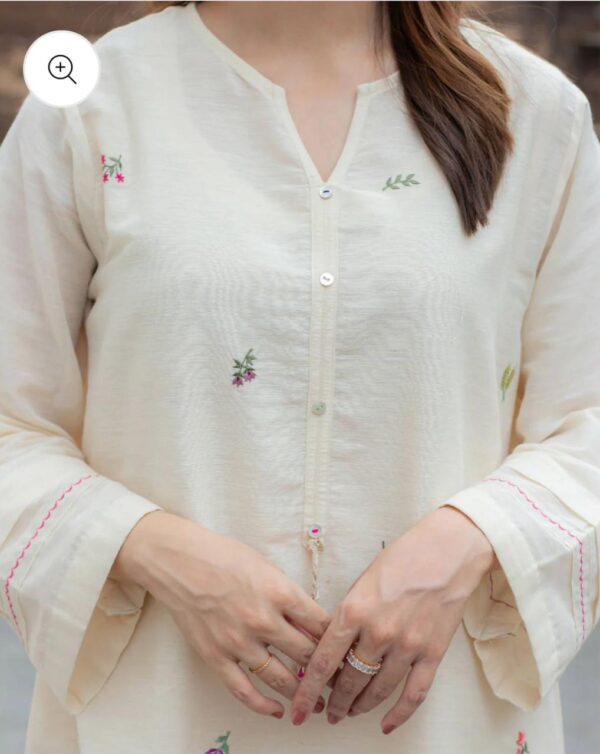 Traditional Embroidered Cotton Kurta Set - Image 3