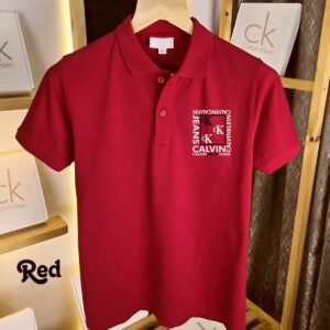 Premium Calvin Klein Collar T-Shirt – 100% Cotton