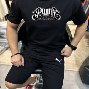 Premium Puma Cotton Tracksuit (T-Shirt + Shorts)